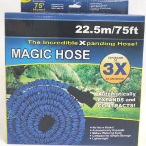 Bulk of 12,000 Units of 75-Foot Expandable Flexible Water Hoses in Green or Blue