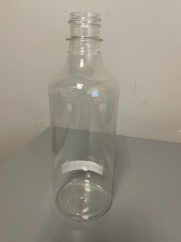Bulk Lot of 105,896 Clear 16oz Cylinder Bottles with 28-410 Neck Finish.