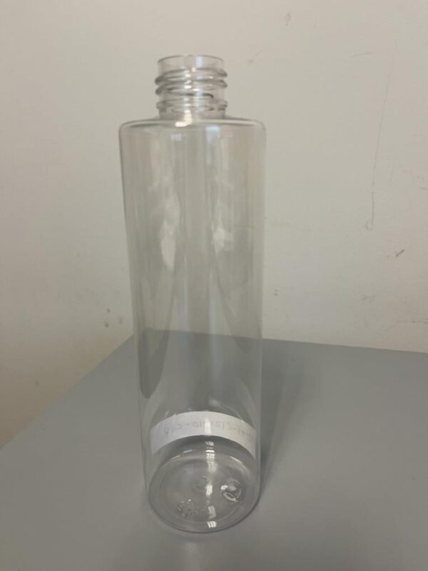 Bulk Lot of 338,632 Clear 8oz Cylinder Bottles with 24-410 Neck Finish