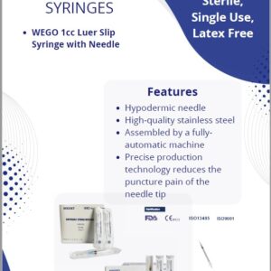 Massive Wholesale Lot: 750,000 WEGO 1ML LUER LOCK Syringes - Ready for Dispatch