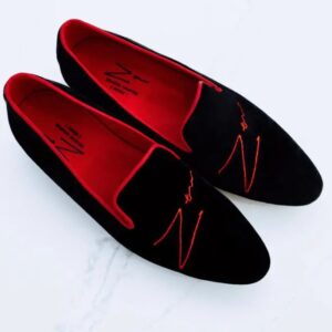 Exclusive pair Zeusori  fashion mens shoes. Vampire & Ghost Series Luxury Loafers