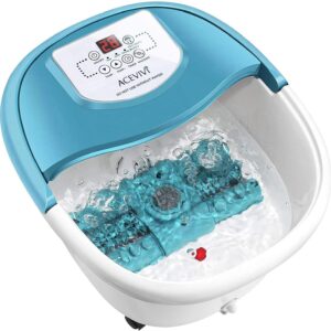 Bulk Lot of 500 - ACEVIVI ACEVIVI Foot Spa Bath Massager with Heat and Bubble Jets Electric Shiastu Massage Rollers Motorized Maize Massage Rollers Pedicure Stone Mani/Pedi Soak Tub Home Bucket Heating... |