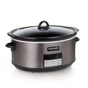 Bulk Lot of 290 - Crock Pot Slow Cooker|8 Quart Programmable Slow Cooker with Digital Countdown Timer, Black Stainless Steel – SCCPVFC800-DS |