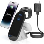 Bulk Lot of 3,740 units - TopTier Products TopTier 3 in 1 Wireless Charging Station Dock, 20W Total System Power, iPhone Apple Watch Airpods and Samgsung Phones |